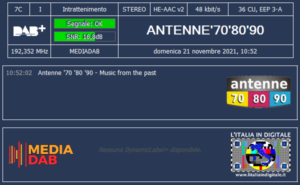 ANTENNE 70 80 90