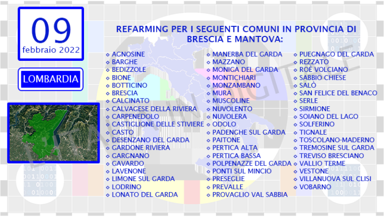 COMUNI 09 febbraio lombardia