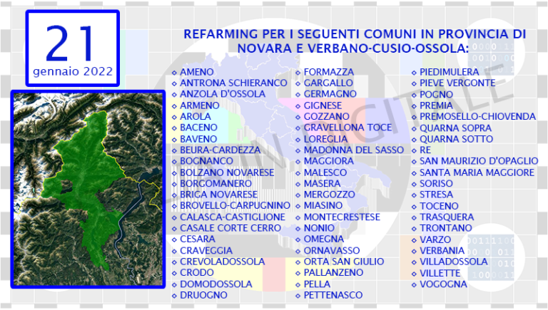 COMUNI 21 gennaio