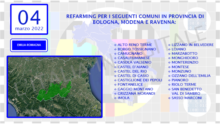 COMUNI 04 marzo emilia