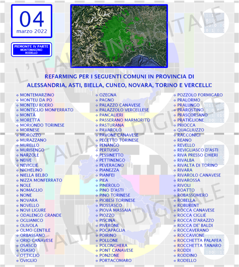 COMUNI 04 marzo piemonte 4