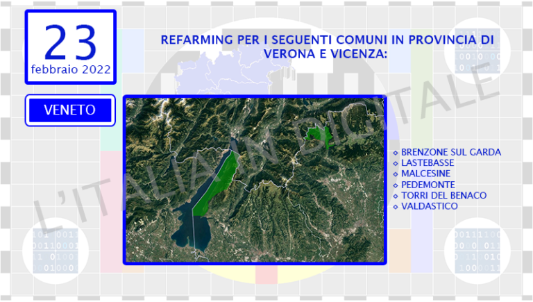 COMUNI 23 febbraio veneto