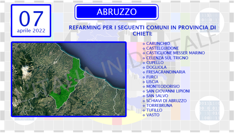 COMUNI 07 aprile abruzzo