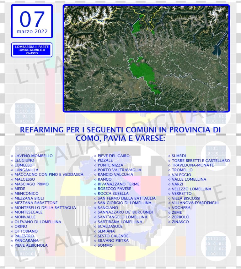 COMUNI 07 marzo lombardia 2