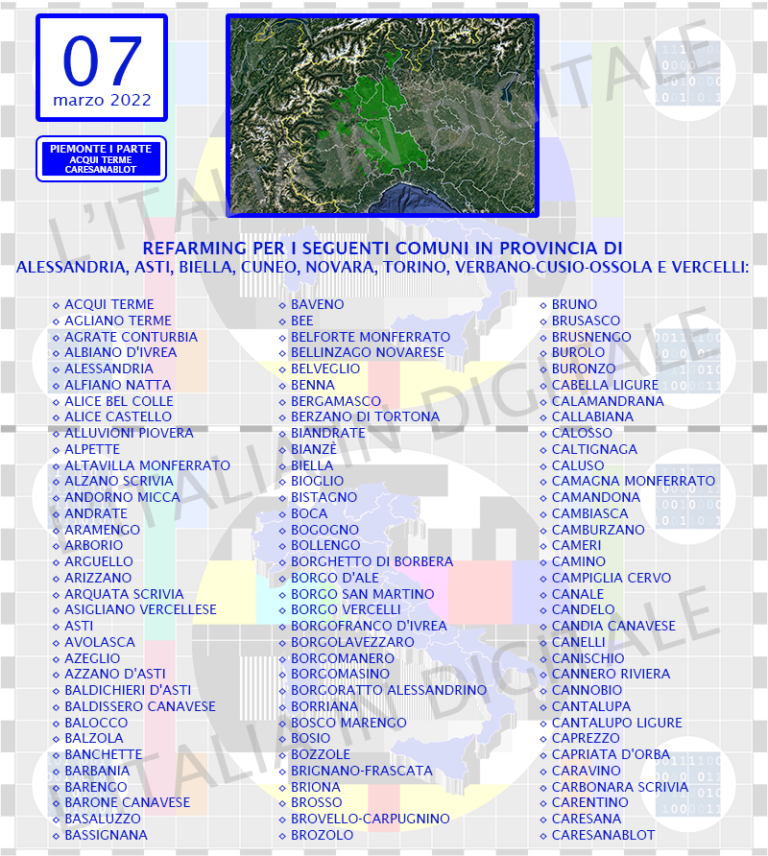 COMUNI 07 marzo piemonte 1