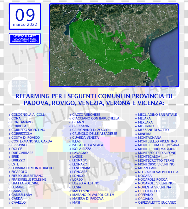 COMUNI 09 marzo veneto 2