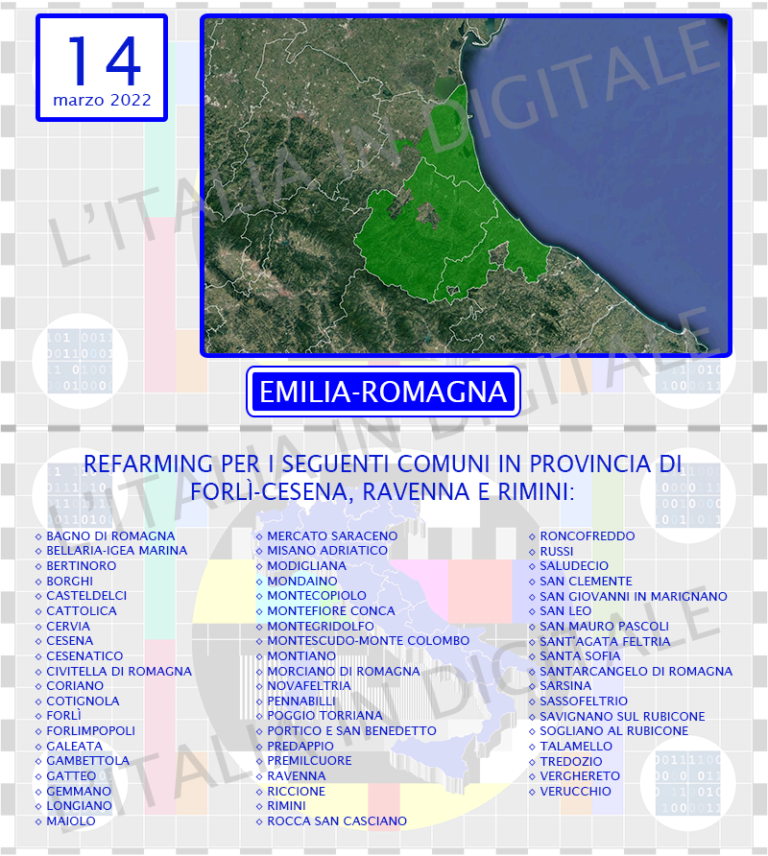 COMUNI 14 marzo emilia