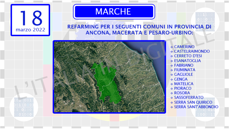 COMUNI 18 marzo marche