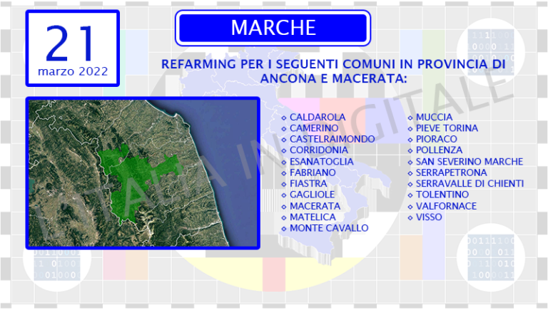 COMUNI 21 marzo marche