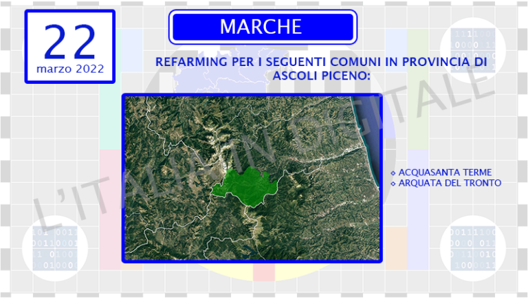 COMUNI 22 marzo marche