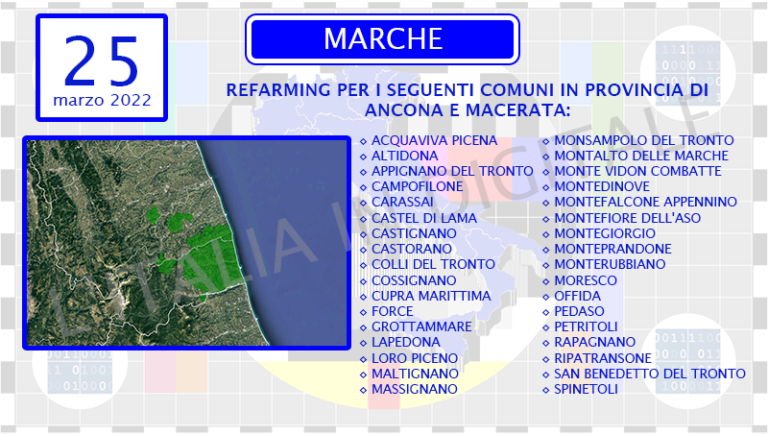 COMUNI 25 marzo marche