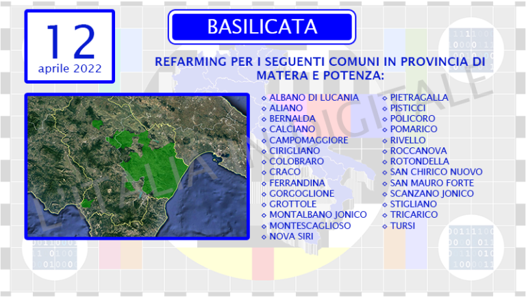 COMUNI 12 aprile basilicata