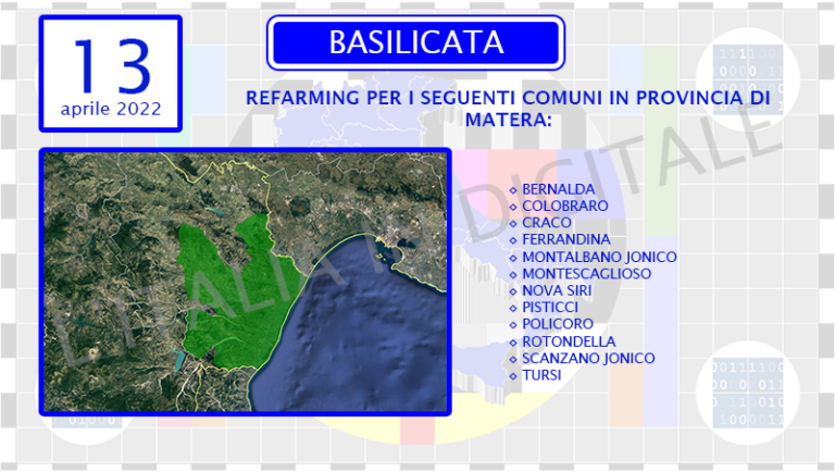 COMUNI 13 aprile basilicata