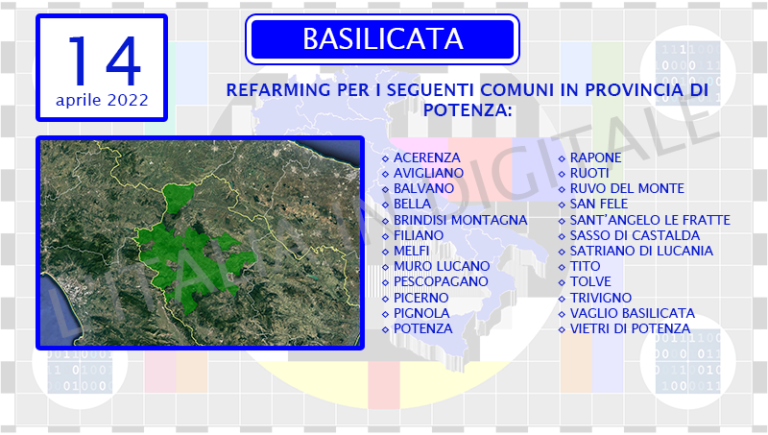 COMUNI 14 aprile basilicata