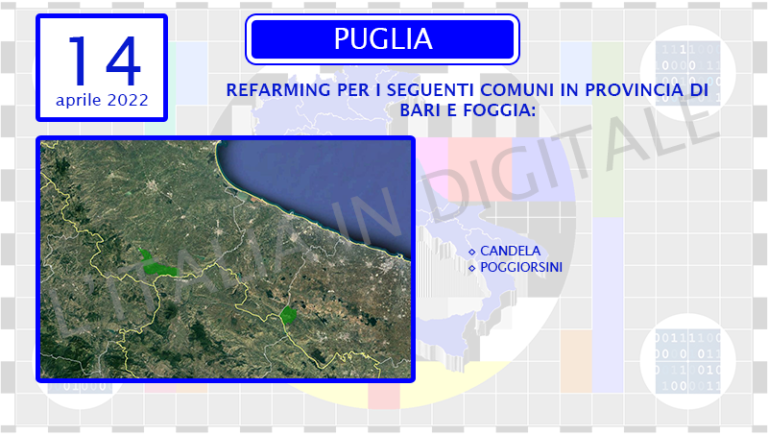 COMUNI 14 aprile puglia