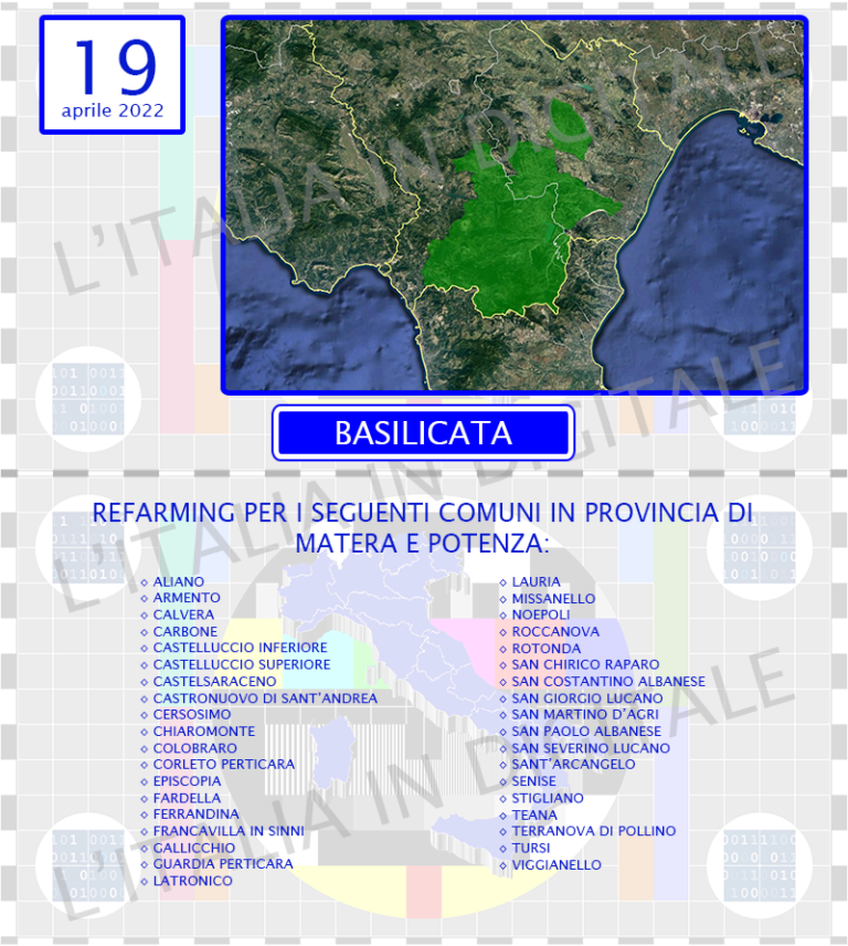 COMUNI 19 aprile basilicata