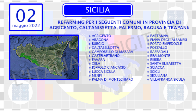 COMUNI 2 maggio sicilia