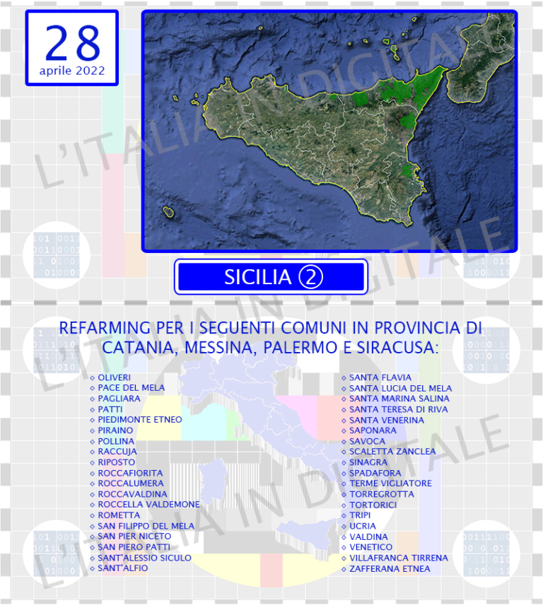 COMUNI 28 aprile sicilia 2