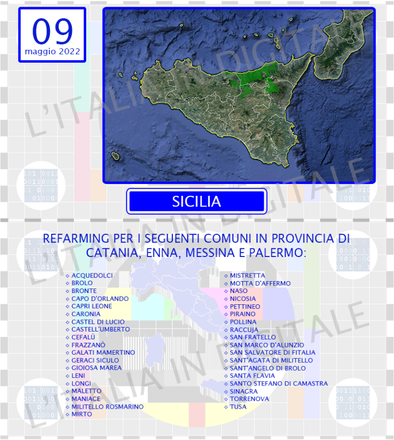 COMUNI 9 maggio sicilia