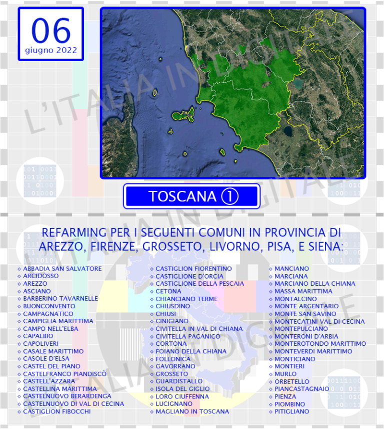 COMUNI 6 giugno toscana 1