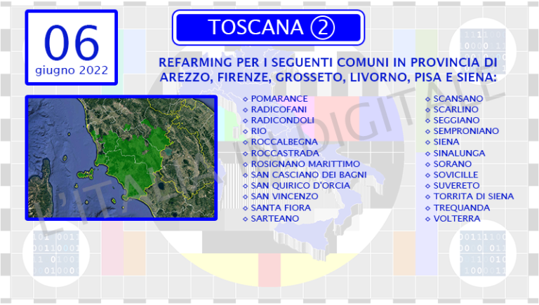 COMUNI 6 giugno toscana 2