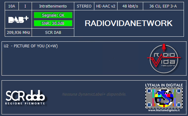 08 - RADIOVIDANETWORK - Mux SCR DAB (PIEMONTE) 10A - 2025.0316