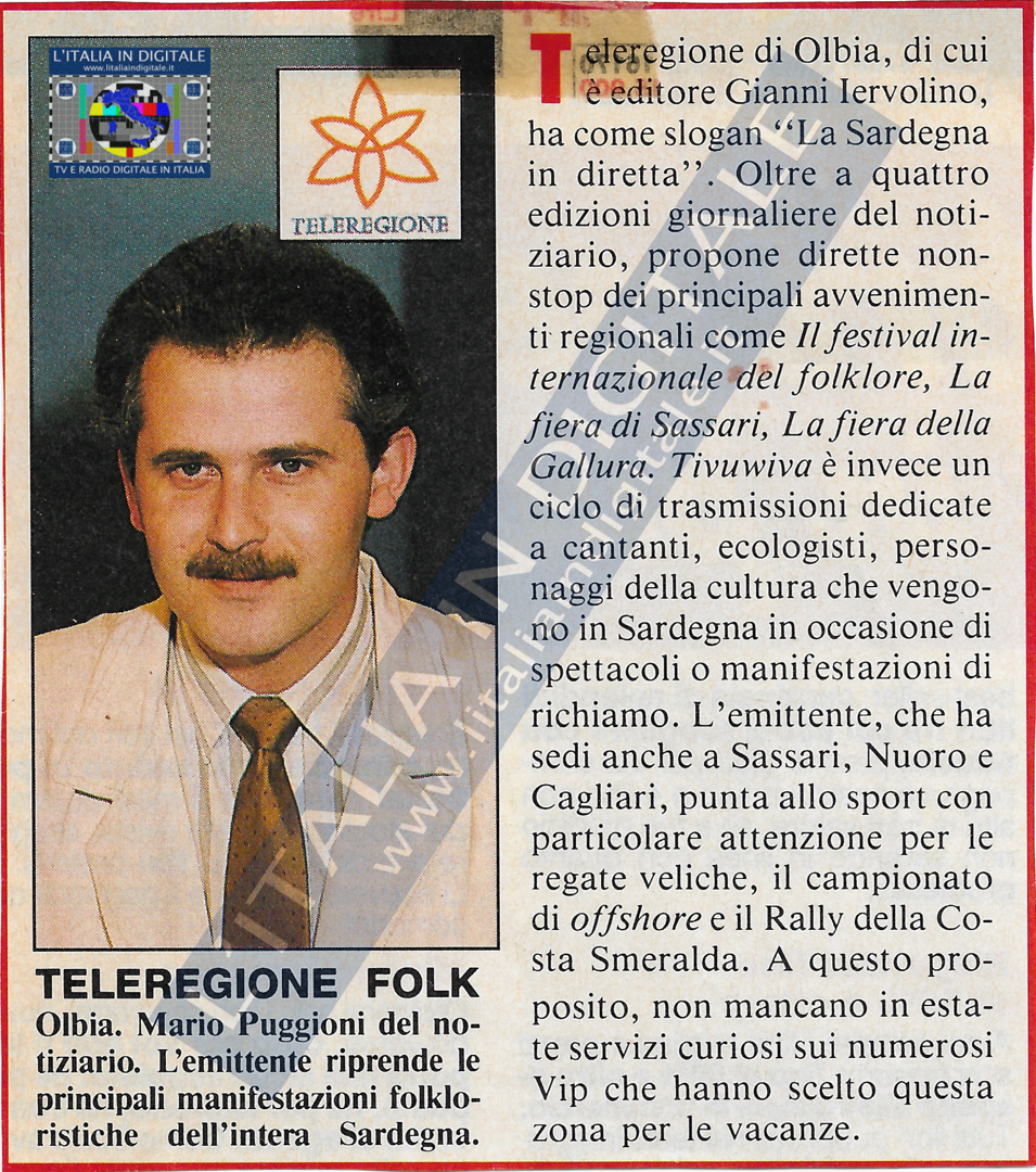 TV...VOLTA SARDEGNA - TELEREGIONE