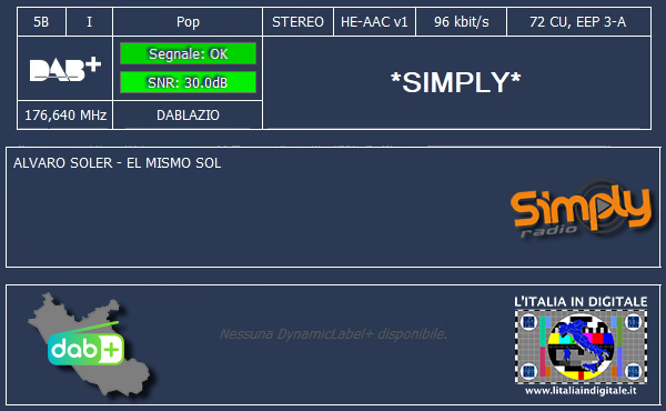 03 - SIMPLY - Mux DAB LAZIO 5B