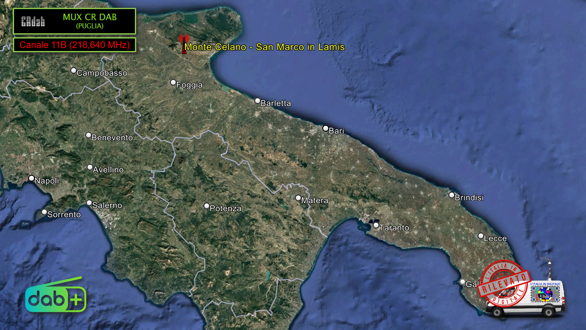 11B - CR DAB (PUGLIA) - Cartina